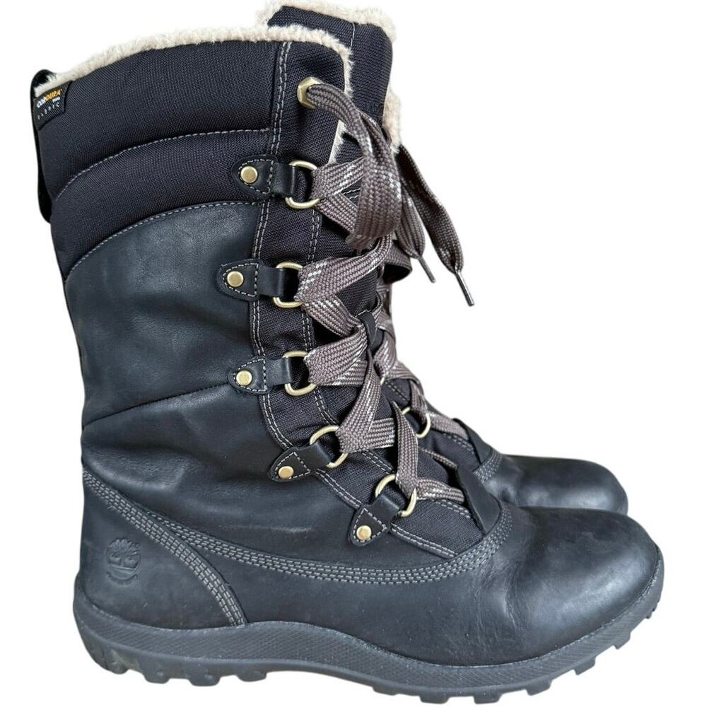 Timberland Mount Hope Waterproof 8709R Winter Boots Leather Womens Size 11